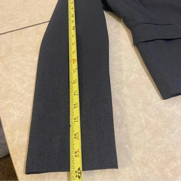 Calvin Klein Navy Blue Short Singe Button Blazer Jacket size 2 - Picture 8 of 12